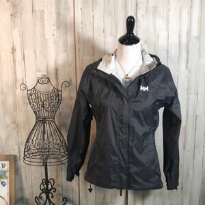 Helly Hansen Wind Breaker with Hood and Air Vent Zips Size Small